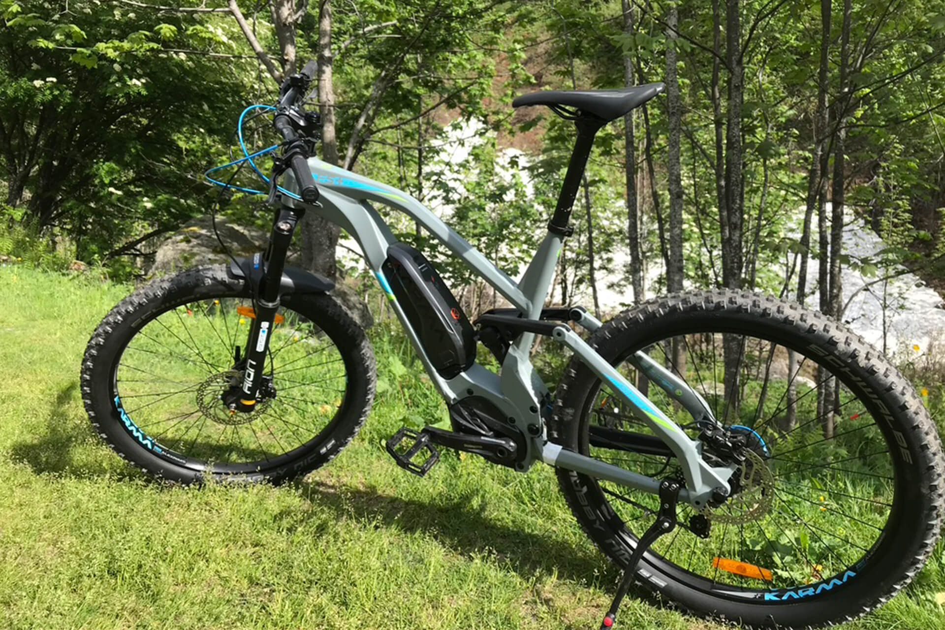 rental bike for a mountain excursion in France